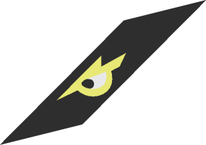 ~Windscreen 10 x  4 x  2.333 with Black Aquashark Pattern - Eye