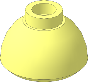 Brick Round  1.4 x  1.4 x  0.667 Dome Top