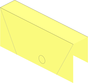 ~Train Track  9V Metal Rail Interlocking End