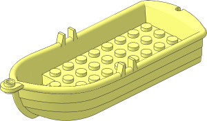 Boat  5 x 14 x  2 without Front Side Bar Holders