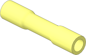Technic Pneumatic Tube  3L with End Bulges