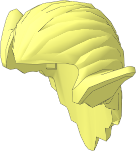 Minifig Hair Orc with Ears