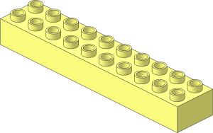 Duplo Brick  2 x 10
