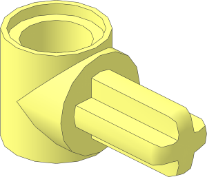Technic Axle with Perpendicular Pin Hole
