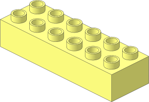 Duplo Brick  2 x  6