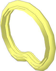 ~Hose  3 x 32 x  2.333 - Segment End