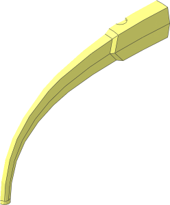~Figure Tail  8 x  6 Curved 1/2