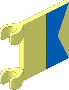 Flag  2 x  2 with Diver Pattern