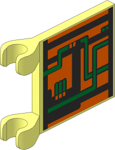 Flag  2 x  2 with SW Pod Racer Circuitry Pattern