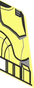 ~Minifig Torso with SW Clone Trooper Pattern - Front Side