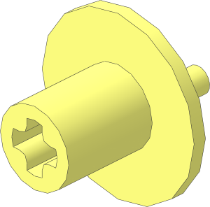 Electric Power Functions Large Motor Axle Hub