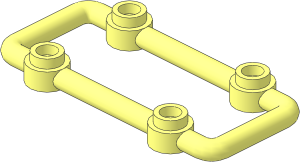 Bar  6 x  3 with  4 Studs