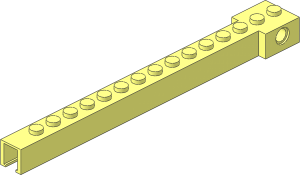 Crane Arm Outside Narrow 15 Studs