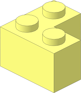 Brick  2 x  2 Corner