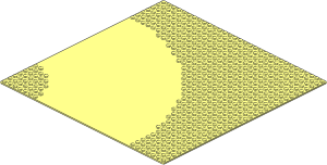 Baseplate 32 x 32 Road 7-Stud Curve