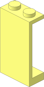 Panel  1 x  2 x  3 with Solid Studs