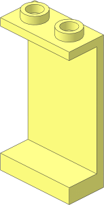 Panel  1 x  2 x  3 with Hollow Studs