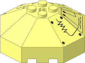 Windscreen  6 x  6 Octagonal Canopy with Axlehole and Insectoids Pattern