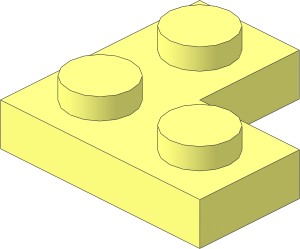 Plate  2 x  2 Corner