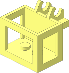 Crane Basket  2 x  3 x  2 with Hinge Clips