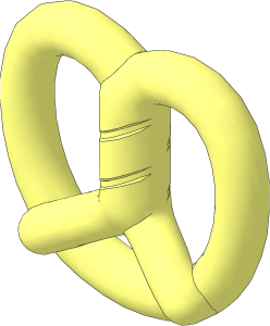 Minifig Food Pretzel