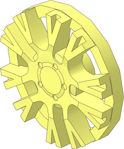 Wheel Rim 11 x 18 Front with 10 Y-Spokes