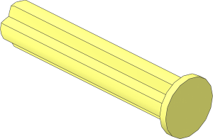 Technic Axle  3 with Stop