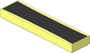 Tile  1 x  4 with Radar Pattern