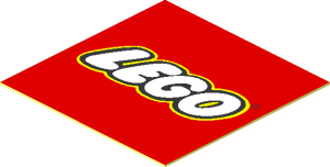 Sticker  1.1 x  1.1 with LEGO Logo