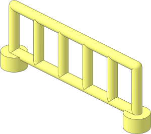 Duplo Fence with  6 Posts