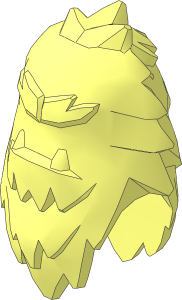 Minifig Head Yeti