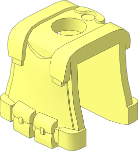 Minifig Body Armour Vest