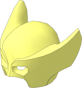 Minifig Helmet Wolverine