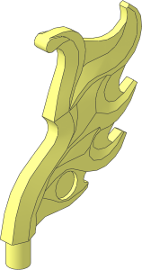 Flame  3.5L Rounded Wing Shaped with Bar 0.5L