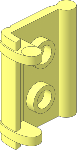 Minifig Book Base with Two Studs
