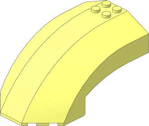 Windscreen  6 x 10 x  4 Curved