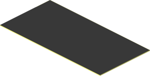 Sticker  1.0 x  2.0 Black