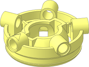 Technic Swashplate  5 x  5 Top with  5 Pin Holes
