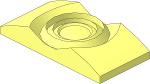 Slope Curved  4 x  2 x  0.667 Double with Fresnel Lens