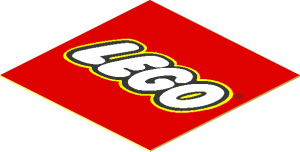 Sticker  1.3 x  1.3 with LEGO Logo
