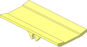 Hinge  6 x  3 Radar/Blade/Spoiler/Panel