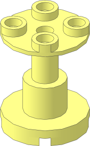 Support  2 x  2 x  2 Round with Open Hole and Reinforced Bottom