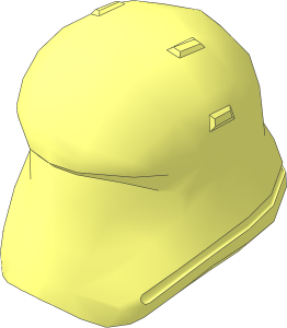 Minifig Helmet SW Stormtrooper Episode  7