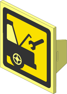 ~Electric Light & Sound Clip-On Plate  2 x  2 with Car Repair Pattern