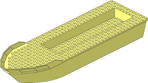 Boat Hull Floating 40 x 12 (Complete)