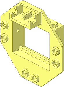 Hinge Window Frame  1 x  4 x  3 with Octagonal Panel