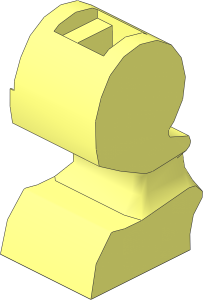 Minifig Leg Faun Left