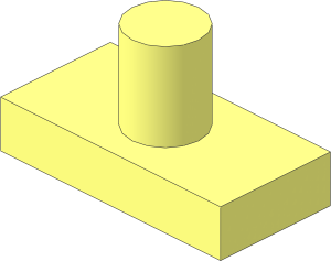 Tile  1 x  2 with 1 Tall Centre Stud