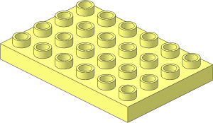 Duplo Plate  4 x  6