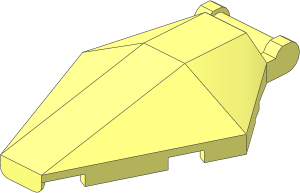 Windscreen  6 x  4 x  1 Pentagonal with Handle
